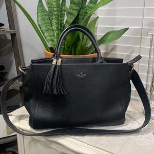 Kate Spade hand bag/purse - black leather